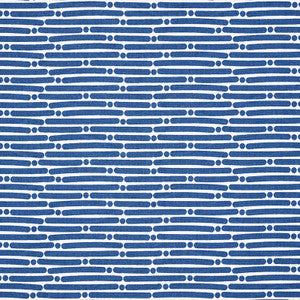 Dot Dash Navy 177101 by Schumacher Fabric