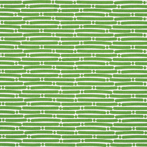 Dot Dash Green 177102 by Schumacher Fabric