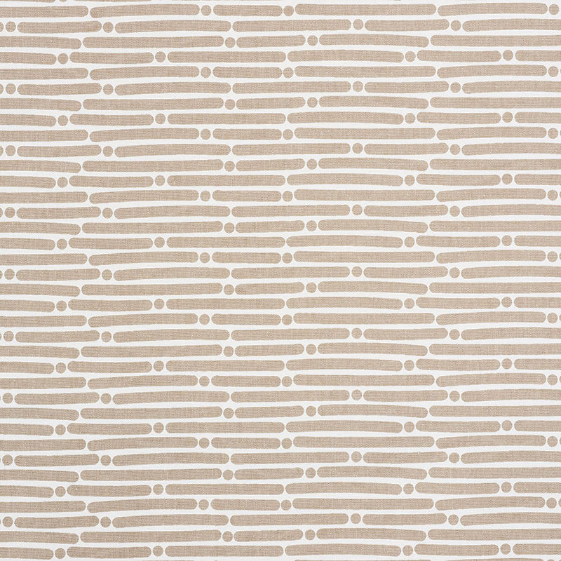Dot Dash Sand 177103 by Schumacher Fabric PRINTS BY STUDIO BON COTTON DUCK 100% TURKEY </p><p>Repeat: Horizontal: 9" (23CM) and Vertical: 1 1/2" (4CM) 53.75 - Fabric Carolina -