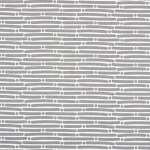 Dot Dash Grey 177104 by Schumacher Fabric