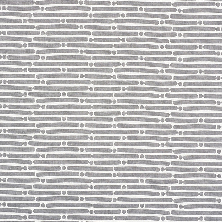 Dot Dash Grey 177104 by Schumacher Fabric PRINTS BY STUDIO BON See Sample TURKEY HEAVY </p><p>Repeat: Horizontal: 9" (23CM) and Vertical: 1 1/2" (4CM) 53 3/4" (137CM) - Fabric Carolina -