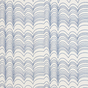 Richter Blue 177110 by Schumacher Fabric