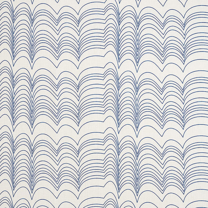 Richter Blue 177110 by Schumacher Fabric PRINTS BY STUDIO BON LINEN 55% COTTON 45% BELGIUM </p><p>Repeat: Horizontal: 10 3/4" (27CM) and Vertical: 6 3/4" (17CM) 54 - Fabric Carolina -