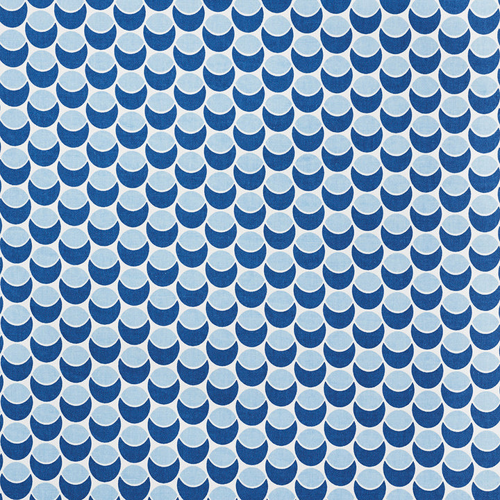 Buds Navy & Sky 177150 by Schumacher Fabric Prints-By-Studio-Bon 100% Cotton - Horizontal: 2.5 and Vertical: 1.5 54 - Fabric Carolina -