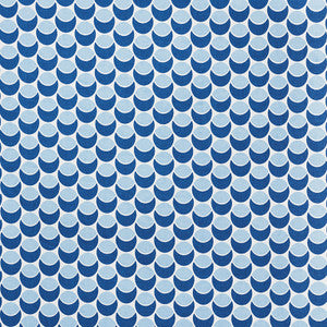 Buds Navy & Sky 177150 by Schumacher Fabric