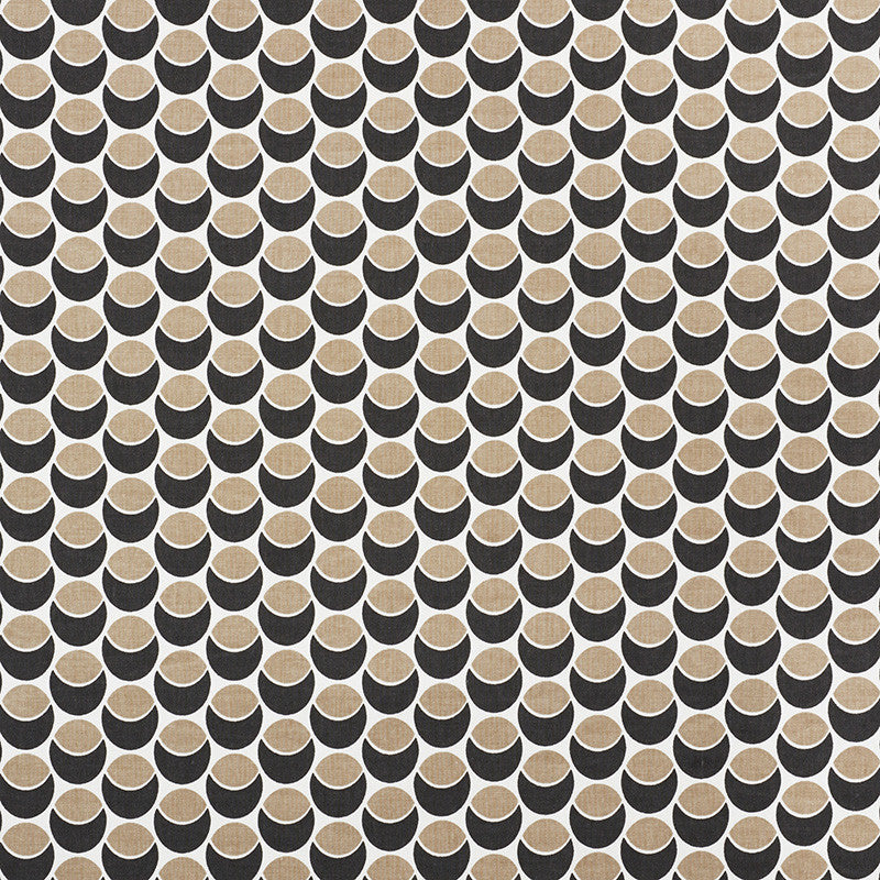 Buds Black & Sand 177151 by Schumacher Fabric Prints-By-Studio-Bon 100% Cotton - Horizontal: 2.5 and Vertical: 1.5 54 - Fabric Carolina -