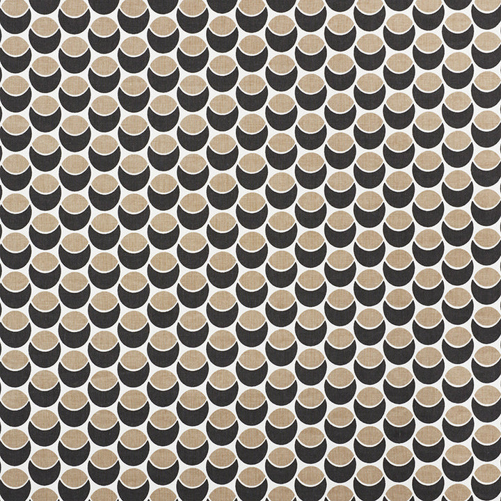 Buds Black & Sand 177151 by Schumacher Fabric Prints-By-Studio-Bon 100% Cotton - Horizontal: 2.5 and Vertical: 1.5 54 - Fabric Carolina -