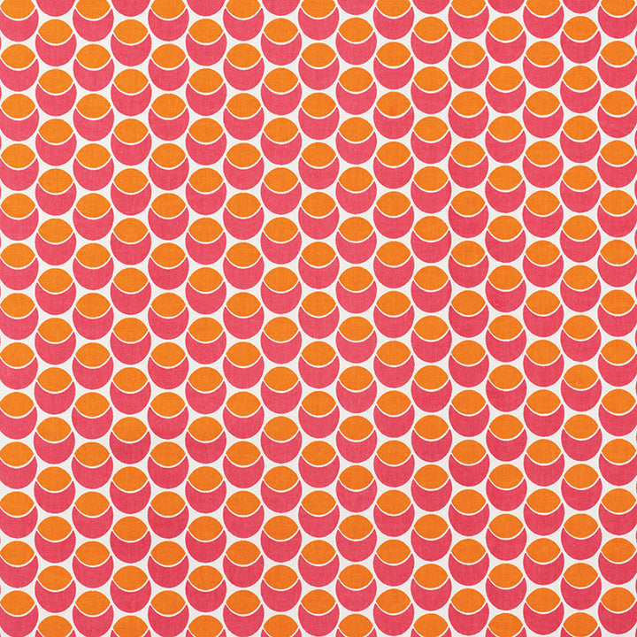 Buds Pink & Orange 177153 by Schumacher Fabric PRINTS BY STUDIO BON COTTON 100% TURKEY </p><p>Repeat: Horizontal: 2 1/2" (6CM) and Vertical: 1 1/2" (4CM) 54 - Fabric Carolina -