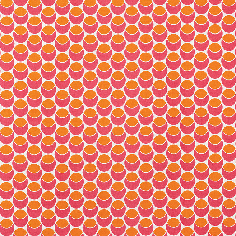 Buds Pink & Orange 177153 by Schumacher Fabric PRINTS BY STUDIO BON See Sample TURKEY HEAVY </p><p>Repeat: Horizontal: 2 1/2" (6CM) and Vertical: 1 1/2" (4CM) 54" (137CM) - Fabric Carolina -