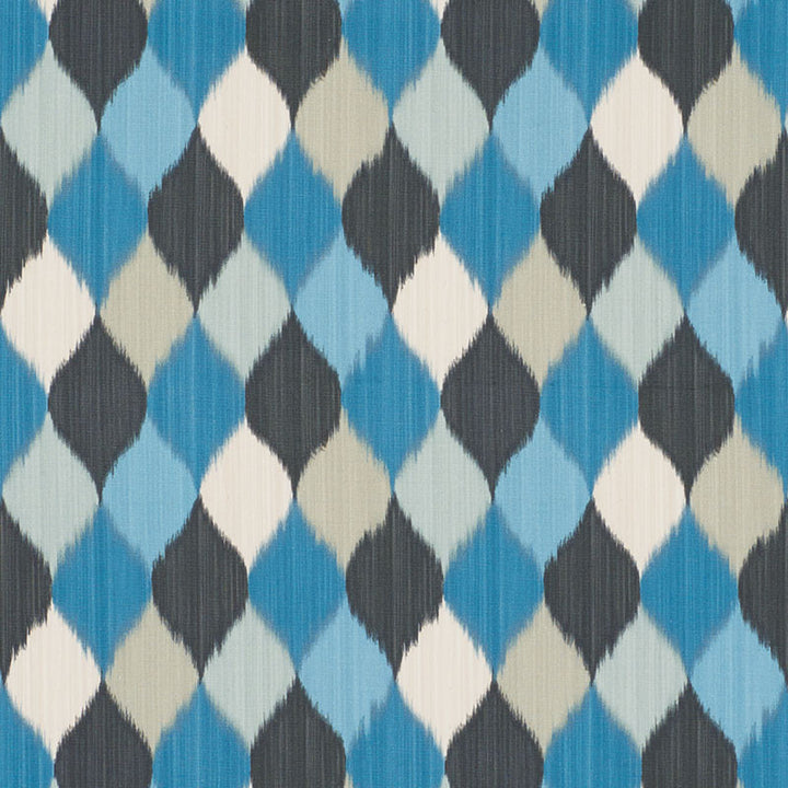 Harlequin Peacock 177162 by Schumacher Fabric MILES REDD COTTON 100% THAILAND MARTINDALE 20,000 </p><p>Repeat: Horizontal: 9" (23CM) and Vertical: 8 1/2" (22CM) 54 - Fabric Carolina -