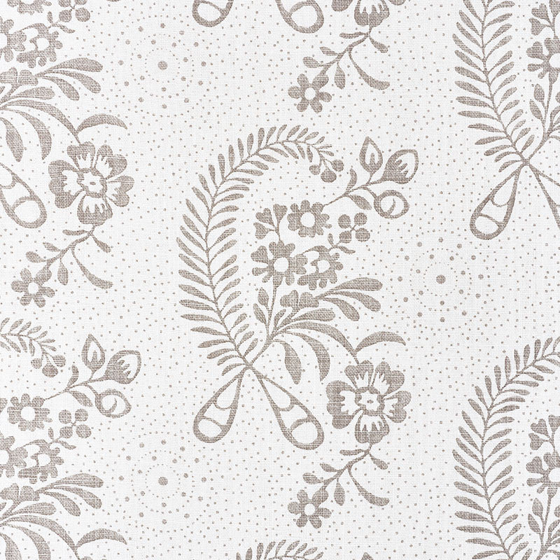 Millicent Grisaille 177210 by Schumacher Fabric VOGUE LIVING See Sample THAILAND MEDIUM DUTY </p><p>Repeat: Horizontal: 13 1/4" (34CM) and Vertical: 10 1/8" (26CM) 54" (137CM) - Fabric Carolina -