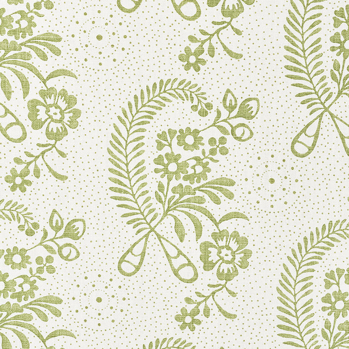 Millicent Leaf 177213 by Schumacher Fabric Vogue-Living 100% Linen Martindale 20,000 Horizontal: 13.25 and Vertical: 10.125 54 - Fabric Carolina -