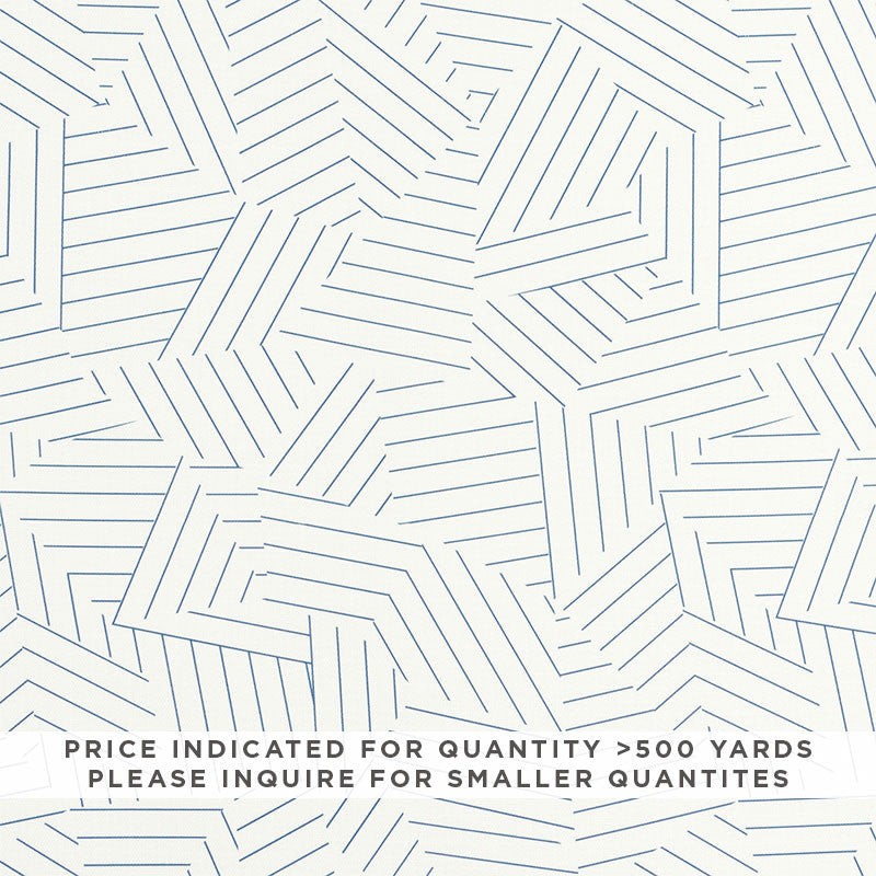 Deconstructed Stripe Contract Blue 177221 by Schumacher Fabric CONTRACT COLLECTION See Sample UNITED STATES OF AMERICA MEDIUM DUTY </p><p>Repeat: Horizontal: 13 1/4" (34CM) and Vertical: 17 3/4" (45CM) 54 1/2" (138 CM) - Fabric Carolina -