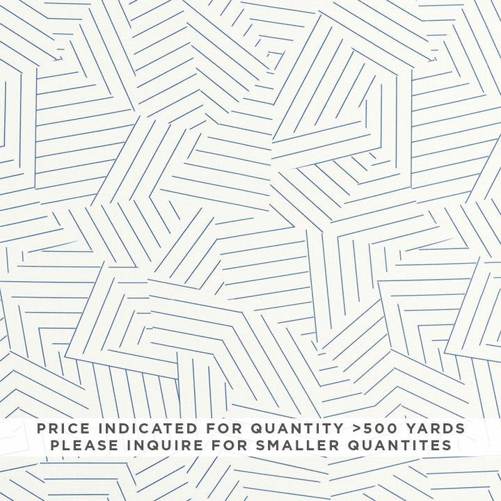 Deconstructed Stripe Contract Blue 177221 by Schumacher Fabric CONTRACT COLLECTION See Sample UNITED STATES OF AMERICA MEDIUM DUTY </p><p>Repeat: Horizontal: 13 1/4" (34CM) and Vertical: 17 3/4" (45CM) 54 1/2" (138 CM) - Fabric Carolina -
