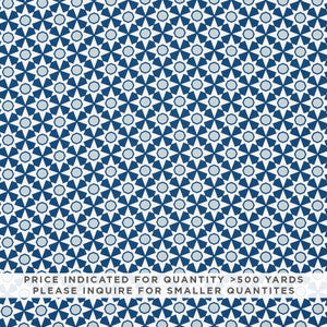 Serendipity Contract Blue 177261 by Schumacher Fabric