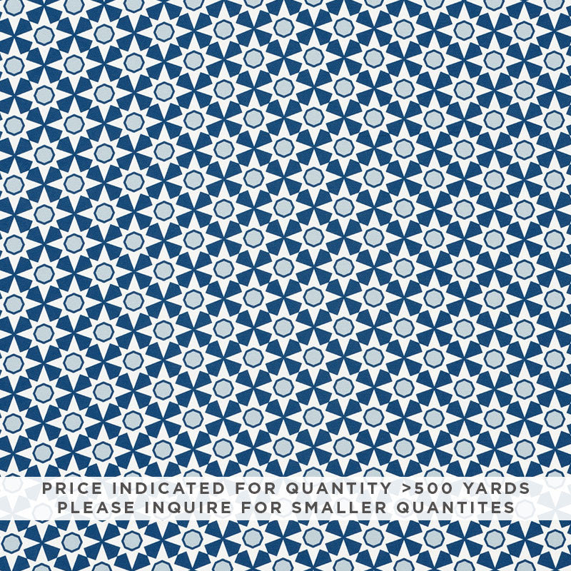 Serendipity Contract Blue 177261 by Schumacher Designer Fabric CONTRACT COLLECTION See Sample UNITED STATES OF AMERICA MEDIUM DUTY </p><p>Repeat: Horizontal: 1 3/4" (4CM) and Vertical: 1 3/4" (4CM) 54 1/4" (138 CM) - Swanky Fabrics -
