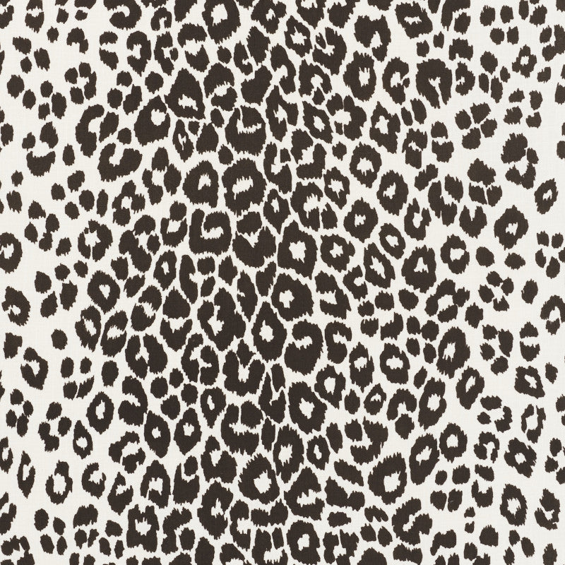 Iconic Leopard Indoor/Outdoor Graphite 177324 by Schumacher Fabric Indooroutdoor-Ii-Prints-Wovens 100% Polyester Martindale 80,000 Horizontal: 27.25 and Vertical: 26.25 54.5 - Fabric Carolina -