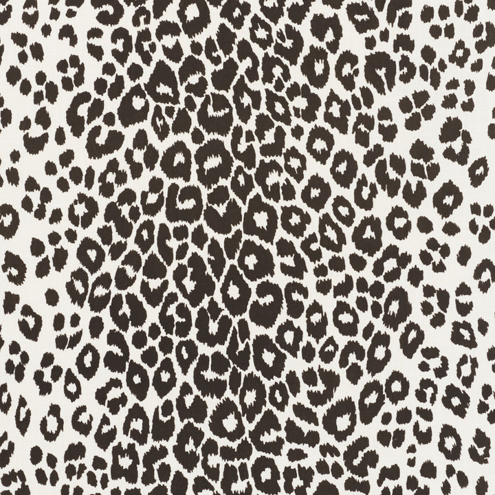 Iconic Leopard Indoor/Outdoor Graphite 177324 by Schumacher Fabric Indooroutdoor-Ii-Prints-Wovens 100% Polyester Martindale 80,000 Horizontal: 27.25 and Vertical: 26.25 54.5 - Fabric Carolina -