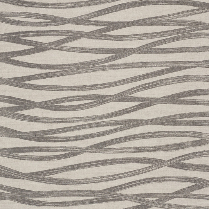 Brushstrokes Charcoal 177340 by Schumacher Fabric Au-Naturel 52% Linen, 48% Cotton - Horizontal: 53.75 and Vertical: 24 53.75 - Fabric Carolina -