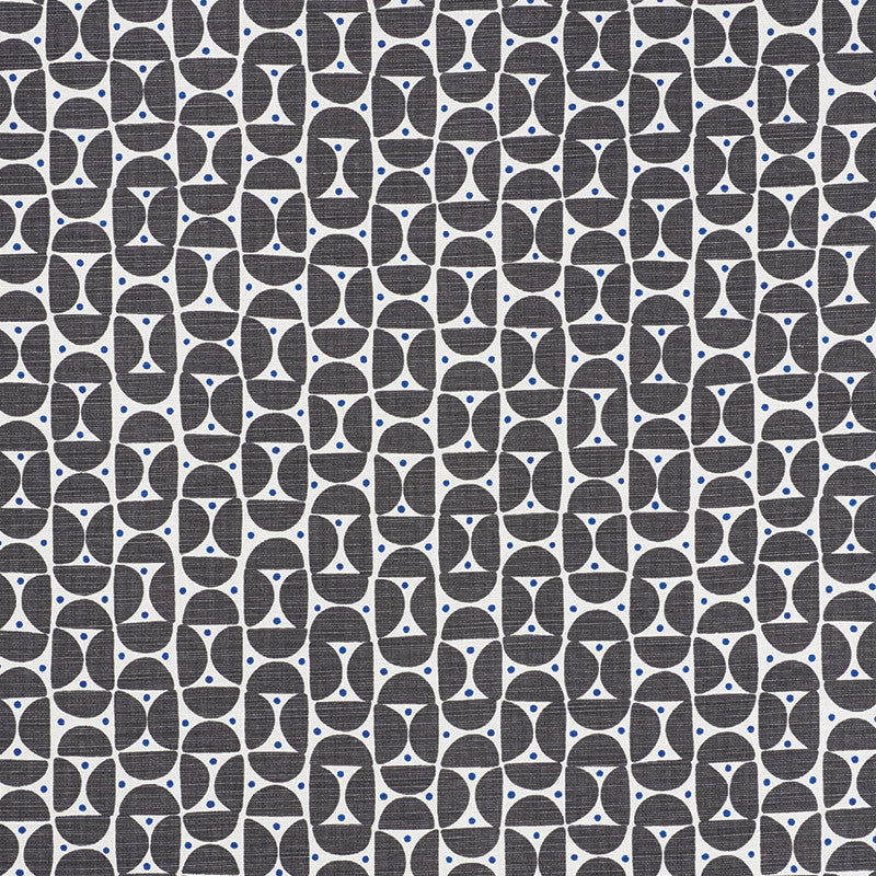 Mezza Luna Black 177360 by Schumacher Fabric Au-Naturel 55% Linen, 45% Cotton Wyzenbeek 15,000 Horizontal: 2.5 and Vertical: 2.5 54 - Fabric Carolina -