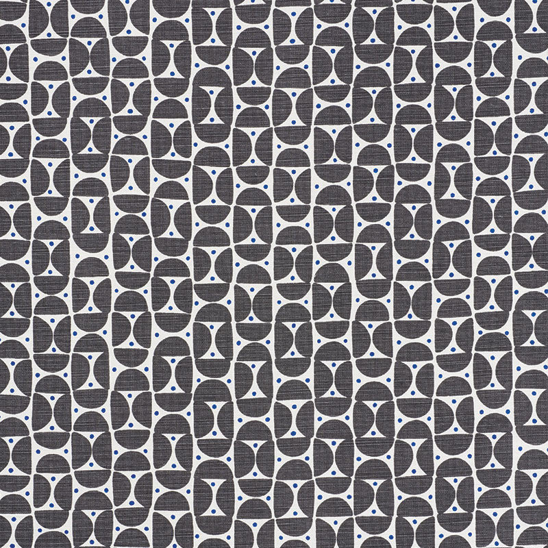 Mezza Luna Black 177360 by Schumacher Fabric Schumacher Fabric Mezza Luna Black 177360Fabric LINEN 55% BELGIUM </p><p>Repeat: H: HORZ. 2 1/2" (6CM) , V: VERT. 2 1/2" (6CM) 54 - Fabric Carolina -