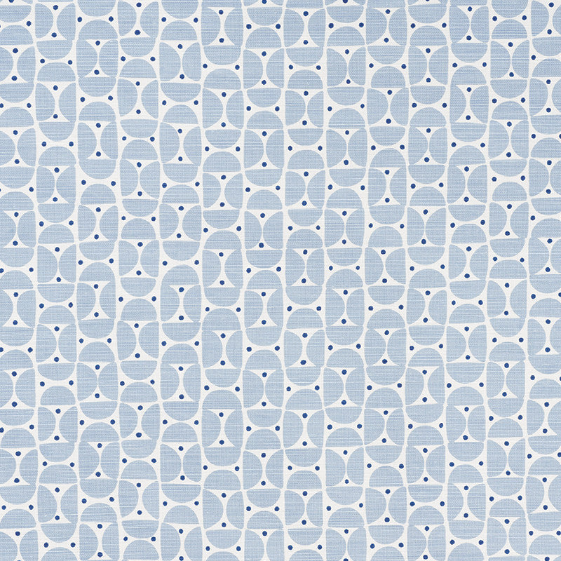 Mezza Luna Sky 177361 by Schumacher Designer Fabric Au-Naturel 55% Linen, 45% Cotton Wyzenbeek 15,000 Horizontal: 2.5 and Vertical: 2.5 54 - Swanky Fabrics -