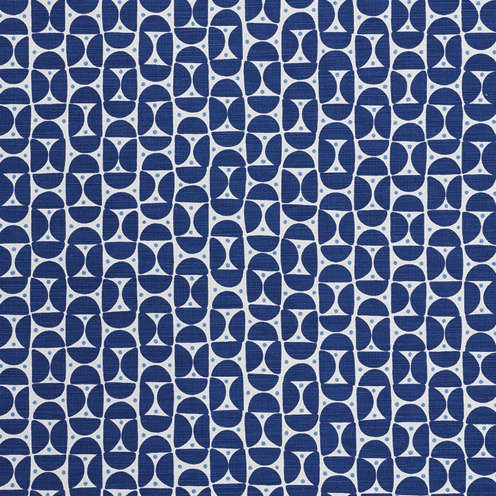 Mezza Luna Blue 177363 by Schumacher Fabric Au-Naturel 55% Linen, 45% Cotton Wyzenbeek 15,000 Horizontal: 2.5 and Vertical: 2.5 54 - Fabric Carolina -