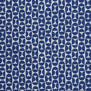 Mezza Luna Blue 177363 by Schumacher Fabric