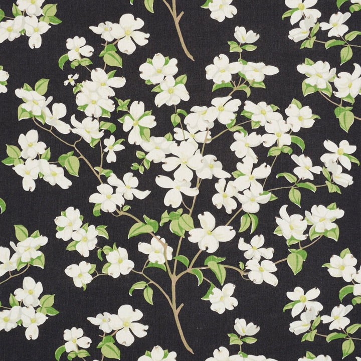 Blooming Branch Black 177412 by Schumacher Fabric SCHUMACHER CLASSICS LINEN 100% CHINA WYZENBEEK 15,000 </p><p>Repeat: Horizontal: 54" (137CM) and Vertical: 27" (69CM) 54 - Fabric Carolina -