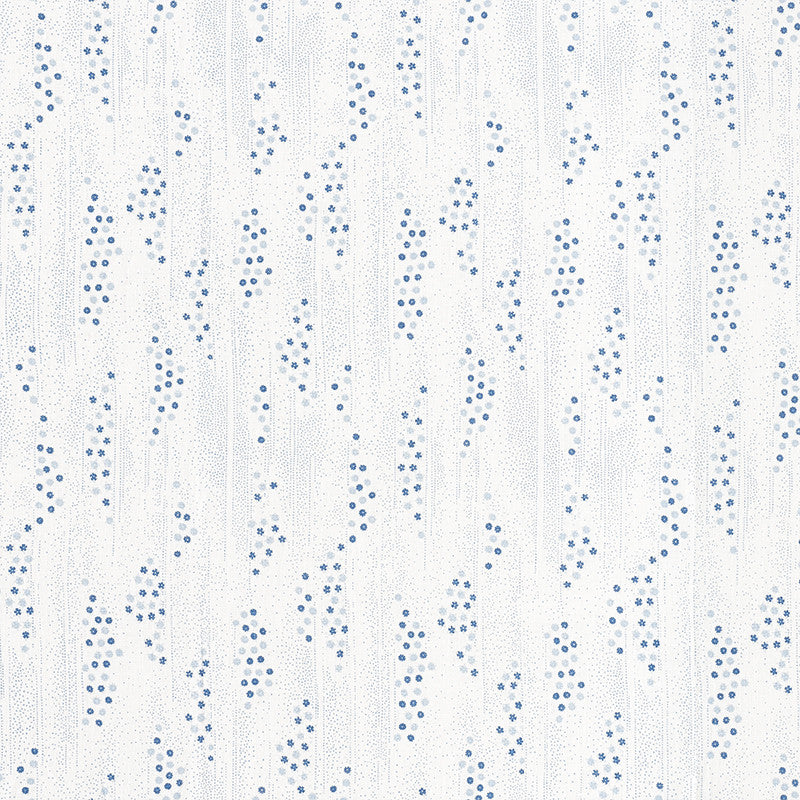 Taki Floral Porcelain 177431 by Schumacher Fabric Mingei 100% Linen Wyzenbeek 15,000 Horizontal: 9.25 and Vertical: 12 54 - Fabric Carolina -