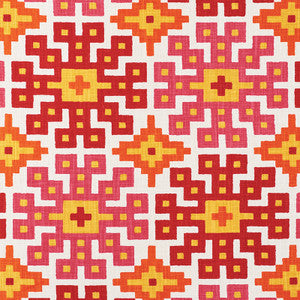 Palmetto Print Tropical 177453 by Schumacher Fabric