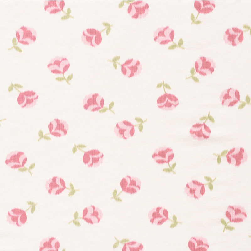 Hanako Ikat Rose 177460 by Schumacher Fabric Print-Happy 80% Linen, 20% Polyester - Horizontal: 26.5 and Vertical: 22 59 - Fabric Carolina -