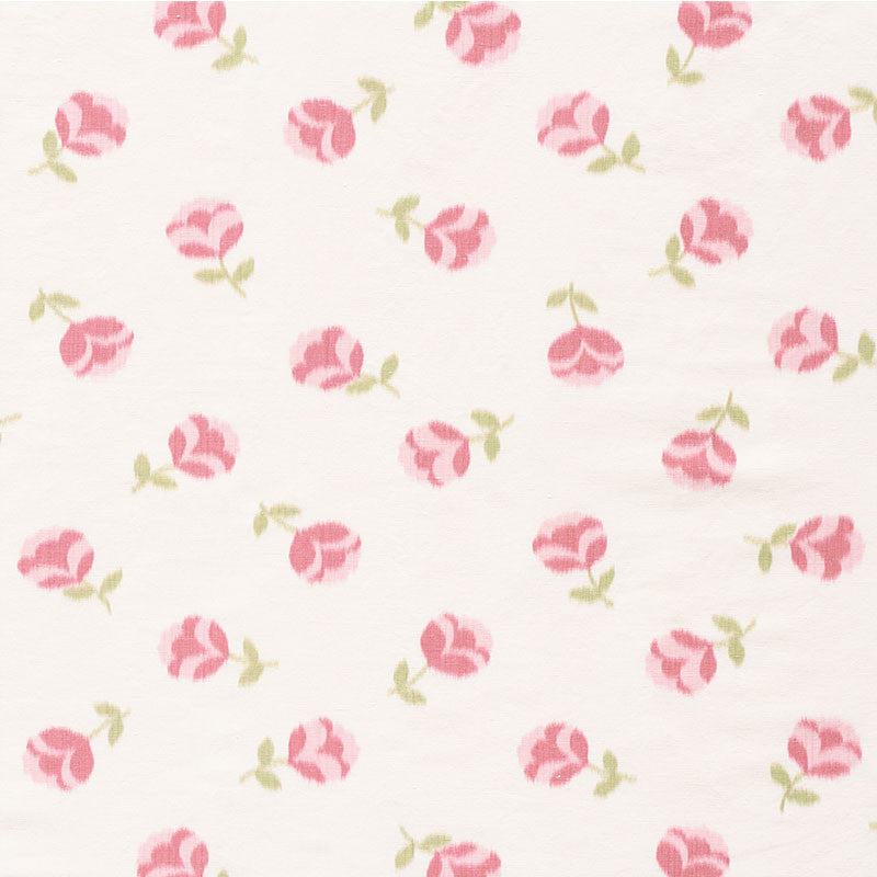 Hanako Ikat Rose 177460 by Schumacher Designer Fabric PRINT HAPPY See Sample ITALY - </p><p>Repeat: Horizontal: 26 1/2" (67CM) and Vertical: 22" (56CM) 59" (150CM) - Swanky Fabrics -