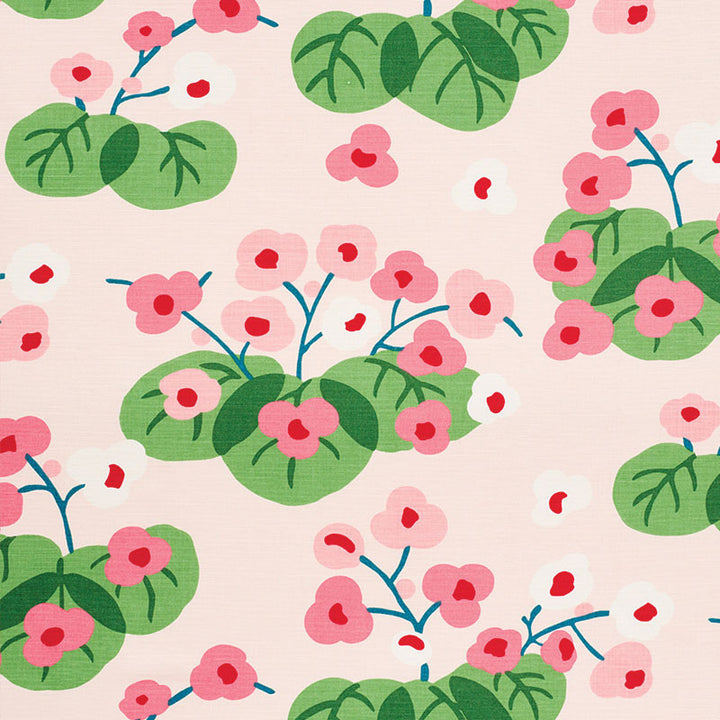Saku Pink 177480 by Schumacher Fabric PRINT HAPPY See Sample UNITED KINGDOM - </p><p>Repeat: Horizontal: 23 1/2" (60CM) and Vertical: 27" (69CM) 55 1/4" (140CM) - Fabric Carolina -