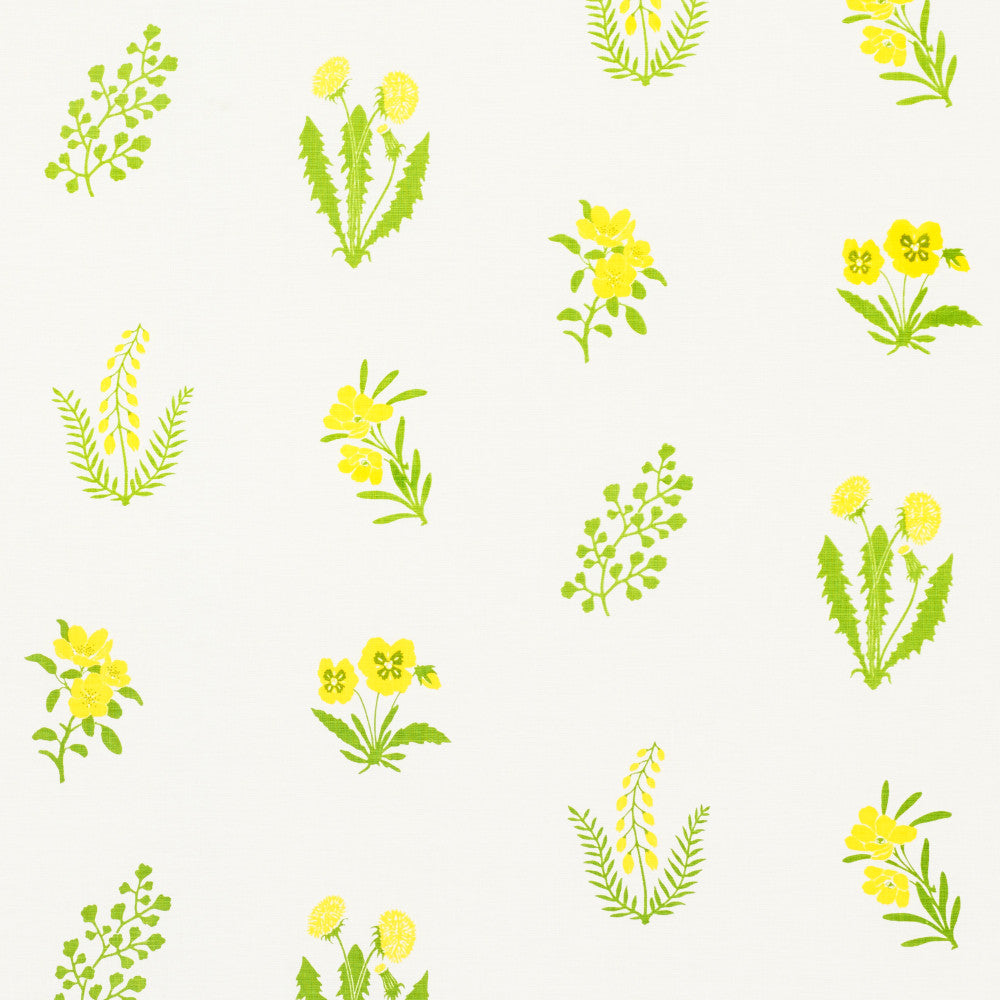 Hilary Yellow & Green 177510 by Schumacher Designer Fabric SCHUMACHER STUDIO See Sample UNITED STATES OF AMERICA - </p><p>Repeat: Horizontal: 27" (69CM) and Vertical: 22" (56CM) 54" (137CM) - Swanky Fabrics -