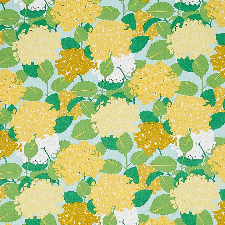 Hydrangea Yellow 177581 by Schumacher Fabric Schumacher Fabric Hydrangea Yellow 177581Fabric LINEN 52% UNITED KINGDOM </p><p>Repeat: H: HORZ. 14" (36CM), V: VERT. 20" (51CM) 56 - Fabric Carolina -