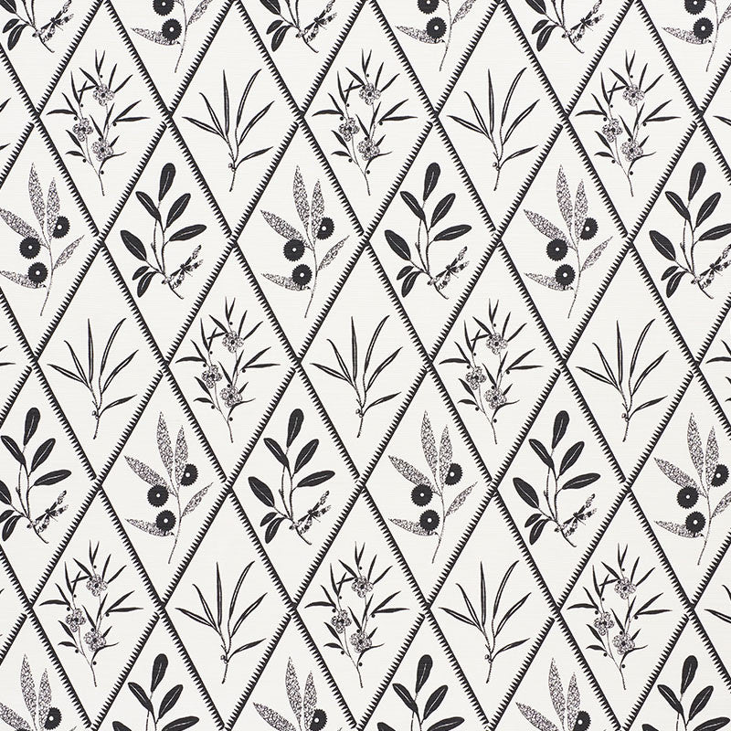Endimione Carbon 177643 by Schumacher Fabric Charlap-Hyman-Herrero 55% Linen, 45% Cotton Wyzenbeek 15,000 Horizontal: 13.25 and Vertical: 25 54.25 - Fabric Carolina -