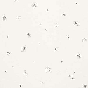 Calisto Ivory & Black 177651 by Schumacher Fabric