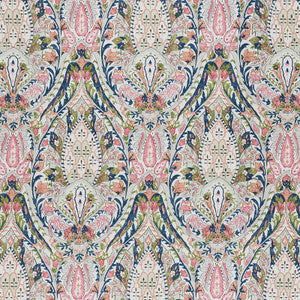 Layla Paisley Multi 177670 by Schumacher Fabric