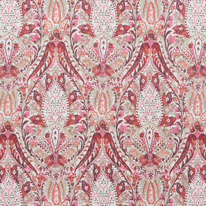 Layla Paisley Plum & Pink 177672 by Schumacher Fabric