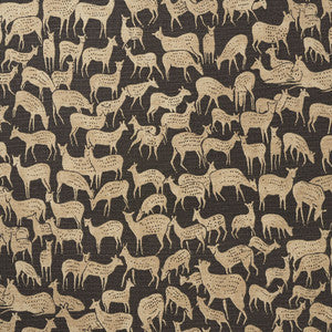 Fauna Carbon 177720 by Schumacher Fabric