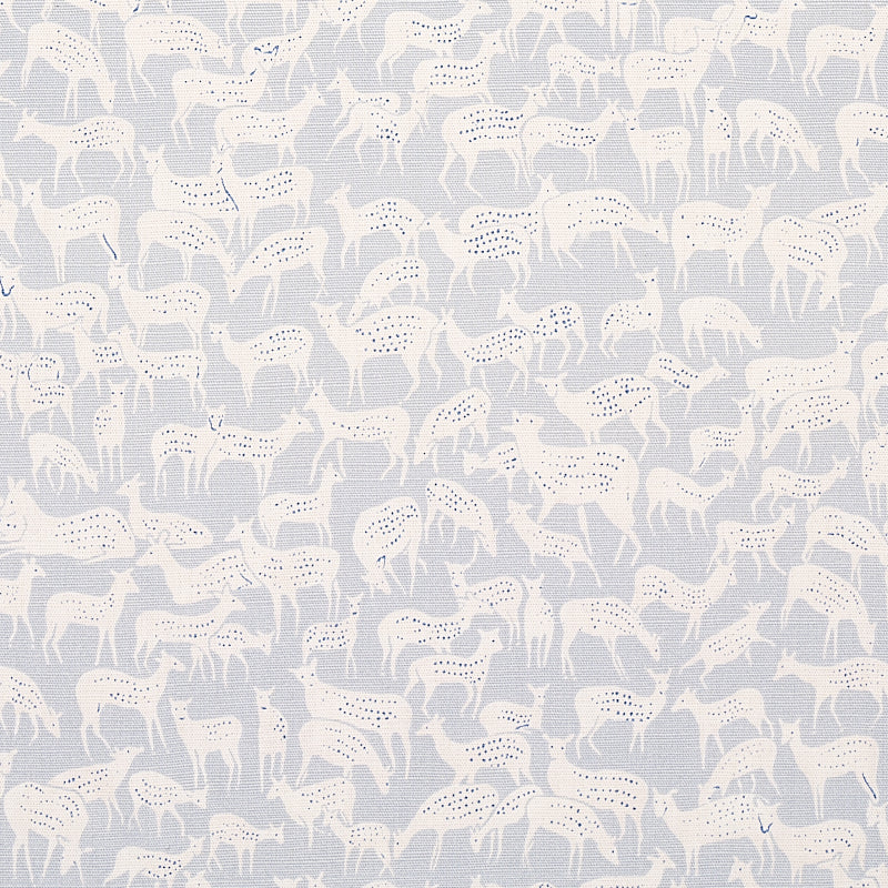 Fauna - Slate Blue by Schumacher Fabric