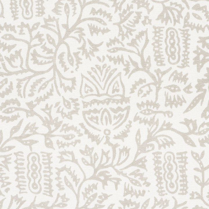 Morris Taupe 177771 by Schumacher Designer Fabric Essentials-Smallscale-Prints 100% Cotton Wyzenbeek 15,000 Horizontal: 9 and Vertical: 8.5 54.5 - Swanky Fabrics -
