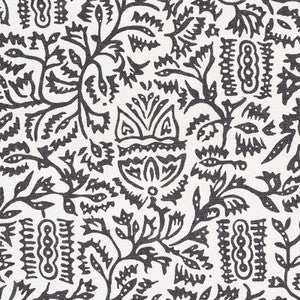 Morris Carbon 177772 by Schumacher Fabric