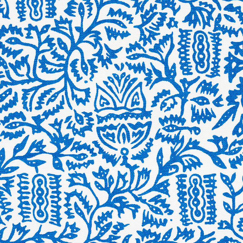 Morris Blue 177773 by Schumacher Fabric ESSENTIALS: SMALL-SCALE PRINTS COTTON 100% TURKEY WYZENBEEK 15,000 </p><p>Repeat: Horizontal: 9" (23CM) and Vertical: 8 1/2" (22CM) 54.5 - Fabric Carolina -