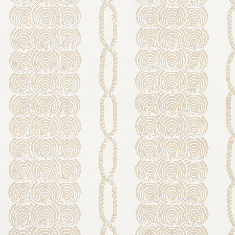 Coralline Sand 177781 by Schumacher Designer Fabric NAUTILUS LINEN 55% COTTON 45% UNITED STATES OF AMERICA WYZENBEEK 15,000 </p><p>Repeat: Horizontal: 35 3/4" (91CM) and Vertical: 25" (64CM) 54 - Swanky Fabrics -