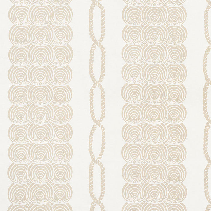 Coralline Sand 177781 by Schumacher Designer Fabric NAUTILUS LINEN 55% COTTON 45% UNITED STATES OF AMERICA WYZENBEEK 15,000 </p><p>Repeat: Horizontal: 35 3/4" (91CM) and Vertical: 25" (64CM) 54 - Swanky Fabrics -