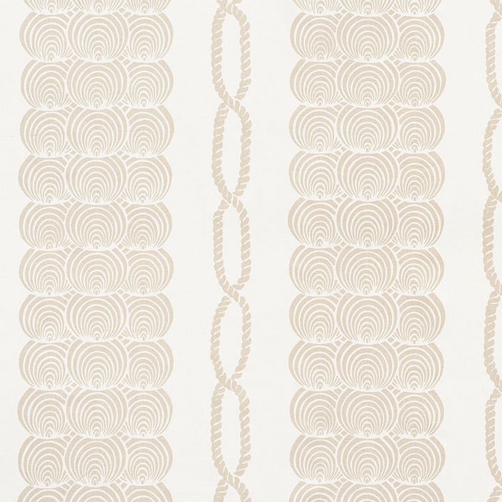 Coralline Sand 177781 by Schumacher Fabric NAUTILUS LINEN 55% COTTON 45% UNITED STATES OF AMERICA WYZENBEEK 15,000 </p><p>Repeat: Horizontal: 35 3/4" (91CM) and Vertical: 25" (64CM) 54 - Fabric Carolina -