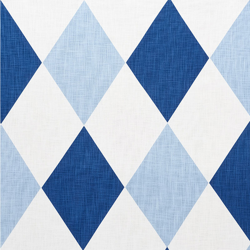Maximus Blues 177800 by Schumacher Designer Fabric NAUTILUS COTTON 100% ISRAEL WYZENBEEK 15,000 </p><p>Repeat: Horizontal: 26 3/4" (68CM) and Vertical: 40 1/4" (102CM) 53.5 - Swanky Fabrics -