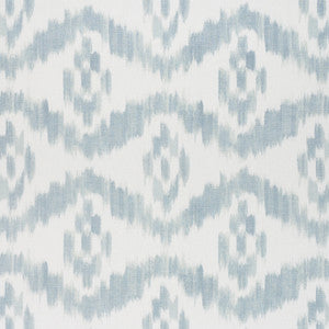 Madaket Ikat Sky 177821 by Schumacher Fabric
